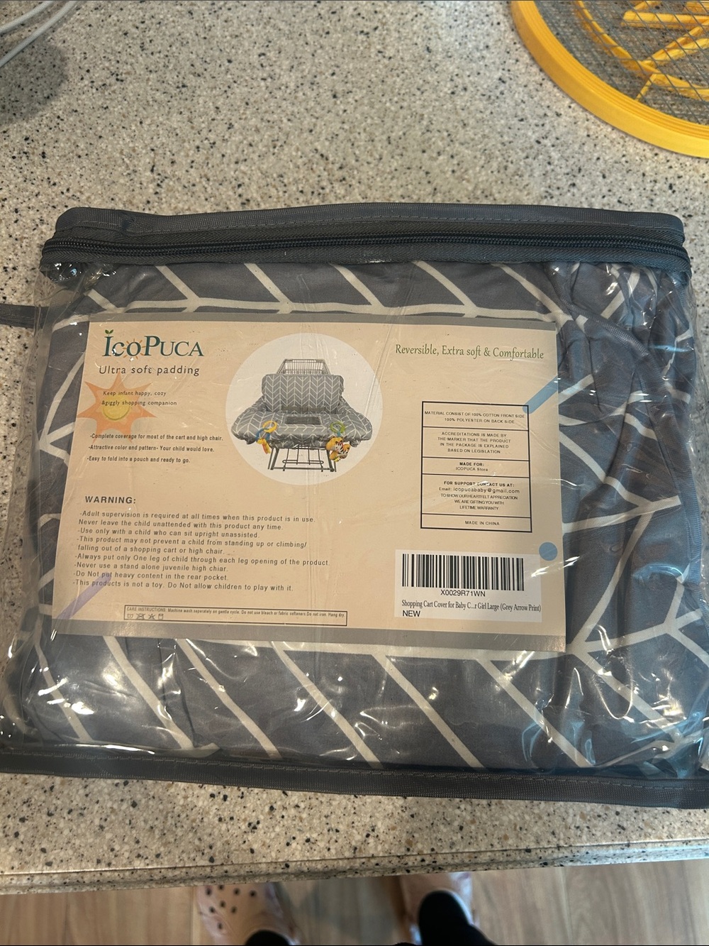 Gray Diagonal Stripe Tablet/Accessory Cover